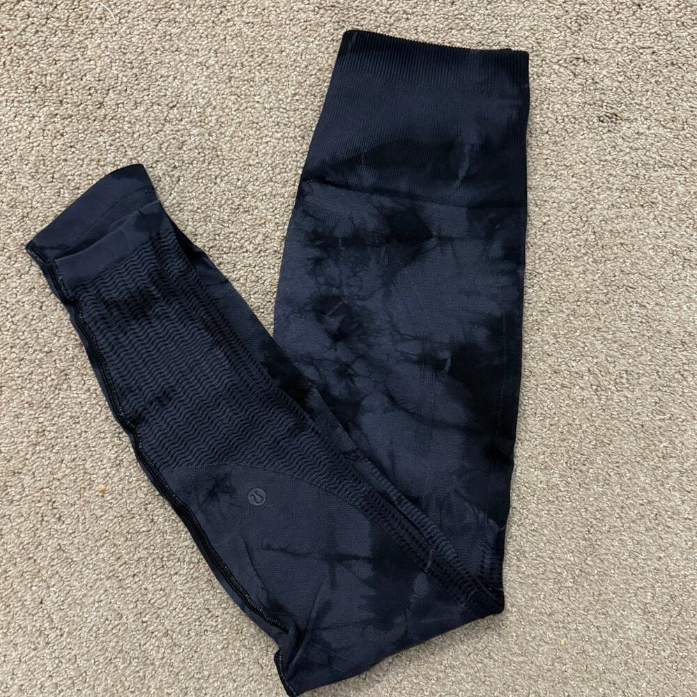 Lululemon Flow & Go Tight Dark Carbon / Black - Picture 13 of 14